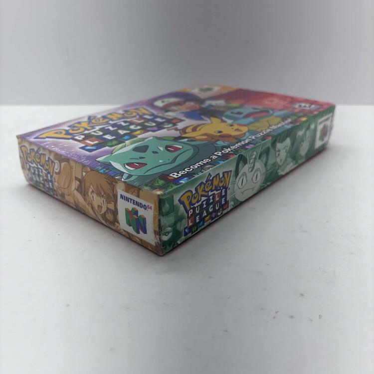POKEMON PUZZLE LEAGUE (COMPLETE IN BOX W/ ORIGINAL PLASTIC WRAP)