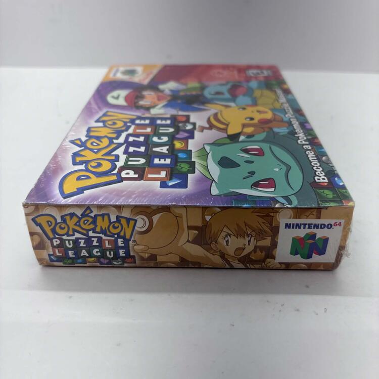 POKEMON PUZZLE LEAGUE (COMPLETE IN BOX W/ ORIGINAL PLASTIC WRAP) (usagé)