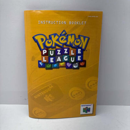 POKEMON PUZZLE LEAGUE (COMPLETE IN BOX W/ ORIGINAL PLASTIC WRAP)