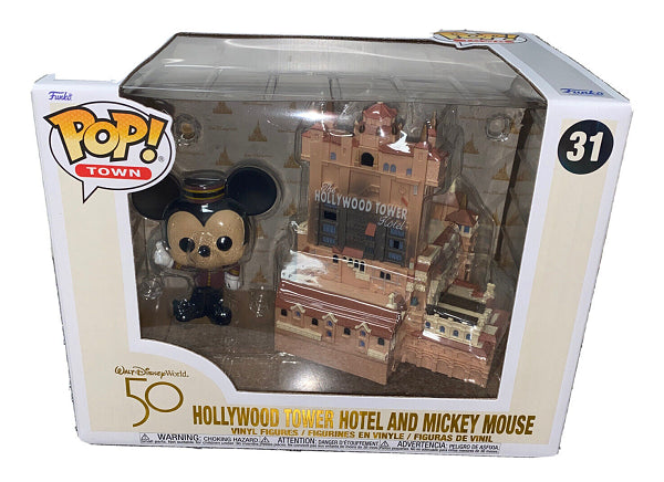 POP WALT DISNEY TOWN WORLD 50 HOLLYWOOD TOWER HOTEL AND MICKEY MOUSE 31 (usagé)