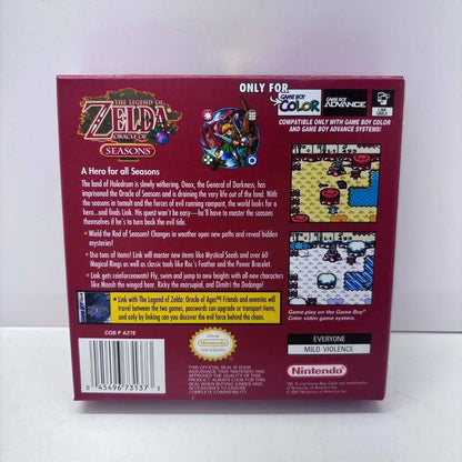 THE LEGEND OF ZELDA ORACLE OF SEASONS (COMPLETE IN BOX) (usagé)