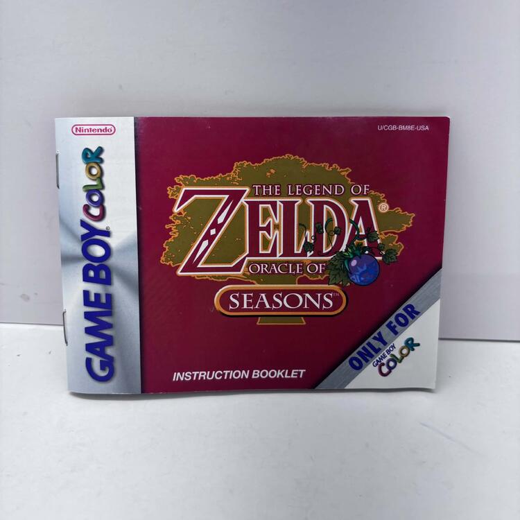 THE LEGEND OF ZELDA ORACLE OF SEASONS (COMPLETE IN BOX) (usagé)