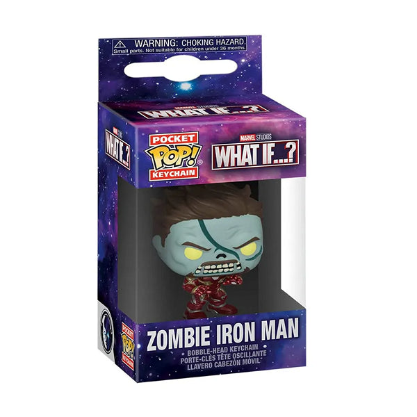 POP KEYCHAIN ZOMBIE IRON MAN WHAT IF...?
