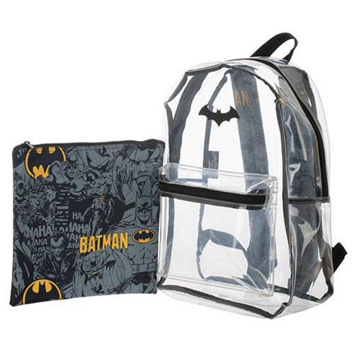 BIOWORLD DC BATMAN CLEAR BACKPACK