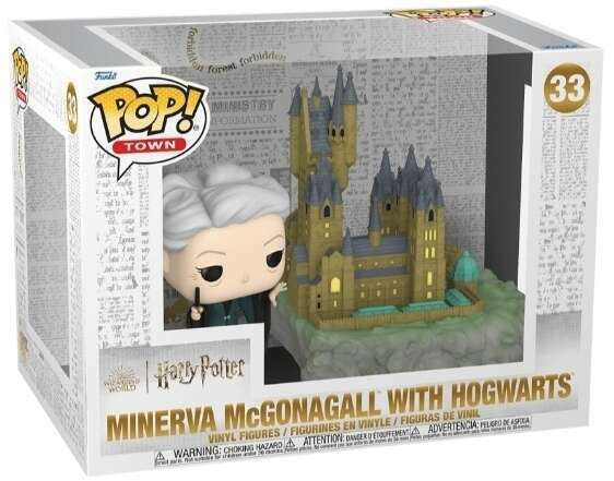 POP HARRY POTTER TOWN MINERVA MCGONAGALL WITH HOGWARTS 33 (usagé)