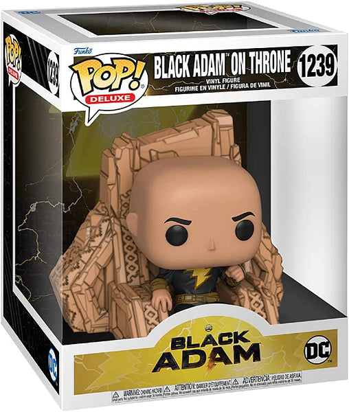 POP BLACK ADAM BLACK ADAM ON THRONE 1239 (usagé)