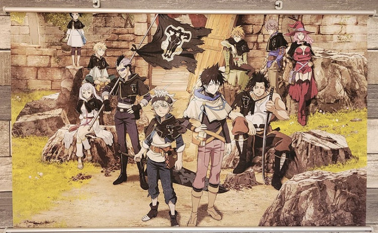 BLACK CLOVER (TOILE MURALE) (usagé)