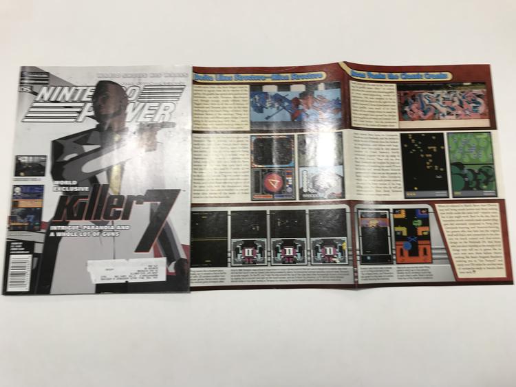 NINTENDO POWER GAMER MAGAZINE VOLUME 190 WITH POSTER - KILLER 7 (usagé)