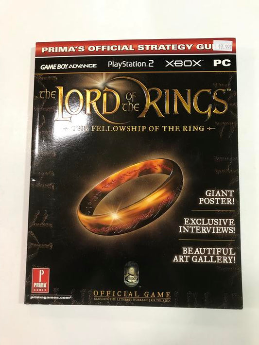 HINT BOOK THE LORD OF THE RINGS THE FELLOWSHIP OF THE RING (usagé)