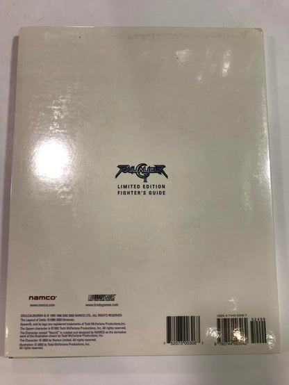 HINT BOOK SOUL CALIBUR II LIMITED EDITION FIGHTERS GUIDE (usagé)