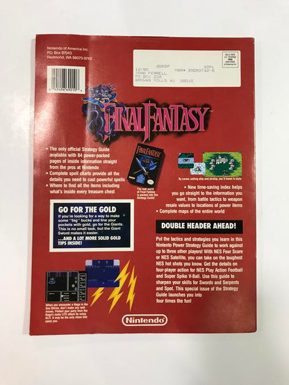 NINTENDO POWER GAMER MAGAZINE VOLUME 17 NO POSTER - FINAL FANTASY STRATEGY GUIDE (usagé)