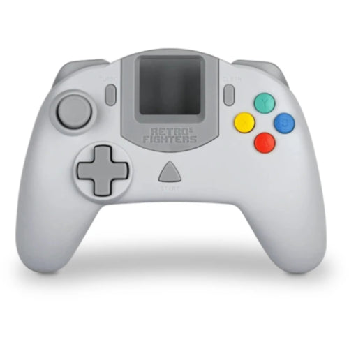 CONTROLLER STRIKER WHITE WIRED - RETRO FIGHTER (DREAMCAST) (usagé)