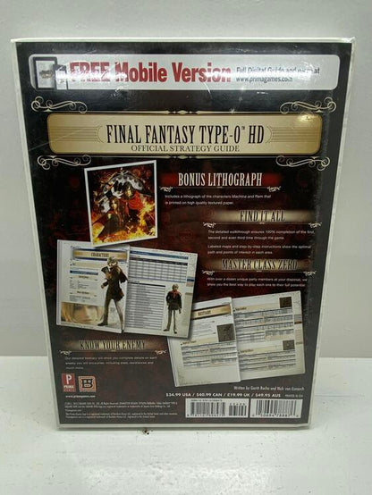 HINT BOOK FINAL FANTASY TYPE-0 HD (usagé)