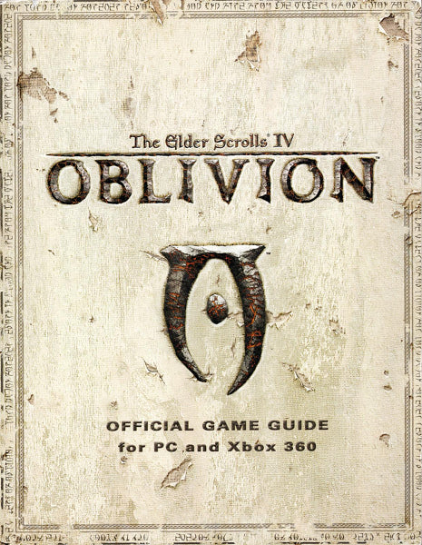 HINT BOOK THE ELDER SCROLLS IV OBLIVION