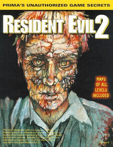 HINT BOOK RESIDENT EVIL 2 PRIMA'S UNAUTHORIZED GAME SECRETS (NO POSTER) (usagé)