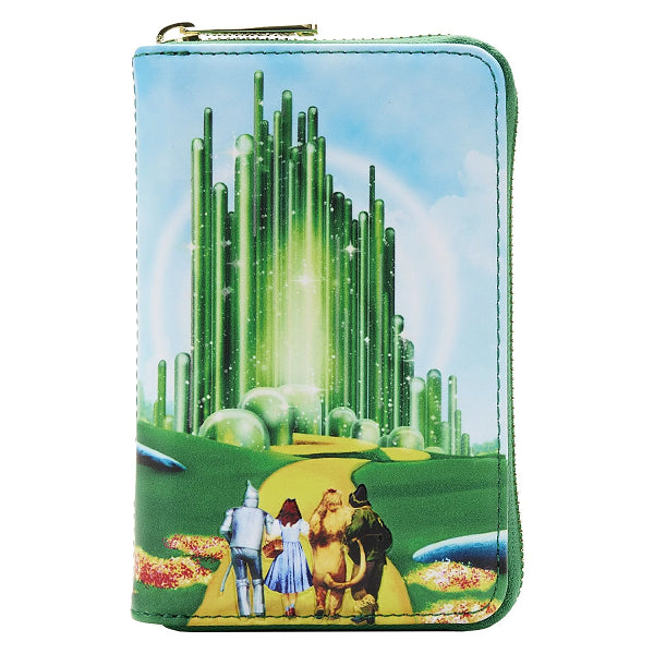 LOUNGEFLY WIZARD OF OZ EMERALD CITY WALLET (usagé)