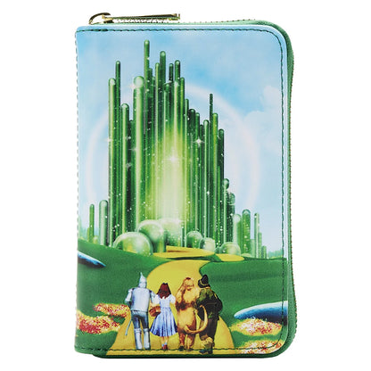 LOUNGEFLY WIZARD OF OZ EMERALD CITY WALLET (usagé)