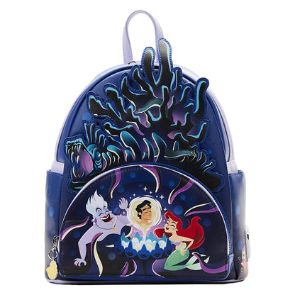 LOUNGEFLY DISNEY LITTLE MERMAID URSULA LAIR BACKPACK (usagé)