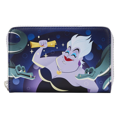 LOUNGEFLY DISNEY LITTLE MERMAID URSULA LAIR WALLET (usagé)