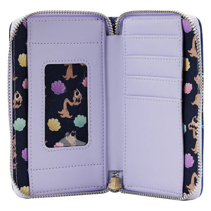 LOUNGEFLY DISNEY LITTLE MERMAID URSULA LAIR WALLET (usagé)