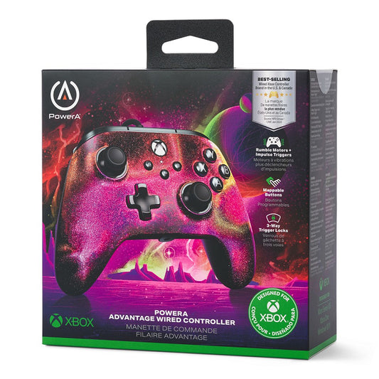 CONTROLLER ADVANTAGE WIRED SPARKLE POWERA (XBOX SERIES / XBOX ONE)