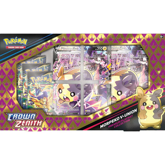 CROWN ZENITH MORPEKO V-UNION PREMIUM PLAYMAT COLLECTION (POKEMON) (usagé)