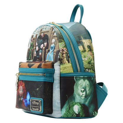 LOUNGEFLY DISNEY BRAVE MERIDA PRINCESS SCENE BACKPACK (usagé)