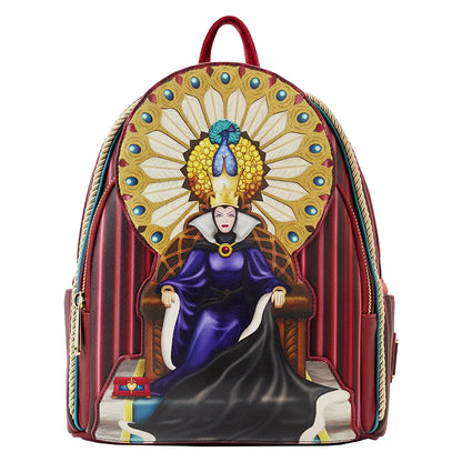 LOUNGEFLY DISNEY SNOW WHITE EVIL QUEEN THRONE BACKPACK (usagé)