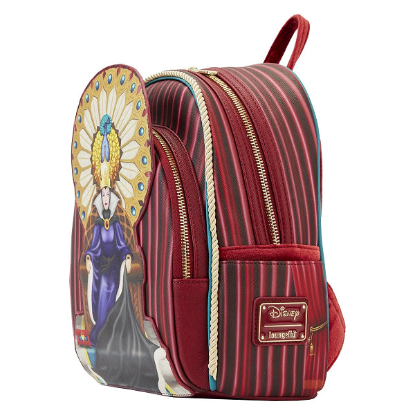 LOUNGEFLY DISNEY SNOW WHITE EVIL QUEEN THRONE BACKPACK (usagé)