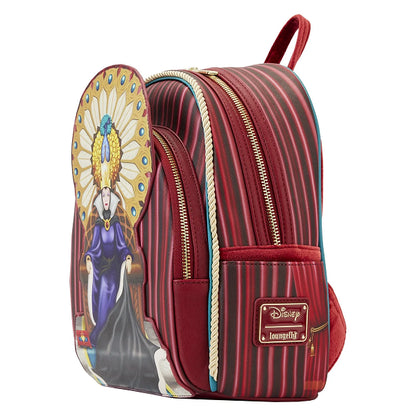 LOUNGEFLY DISNEY SNOW WHITE EVIL QUEEN THRONE BACKPACK (usagé)