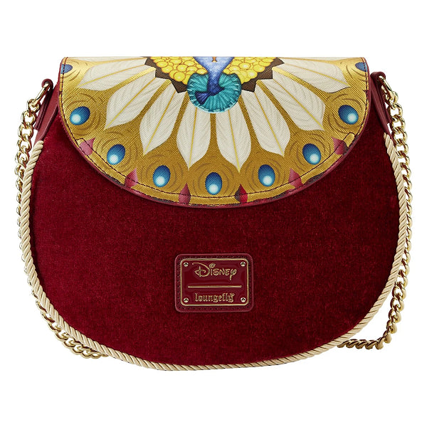 LOUNGEFLY DISNEY SNOW WHITE EVIL QUEEN THRONE CROSSBODY BAG (usagé)