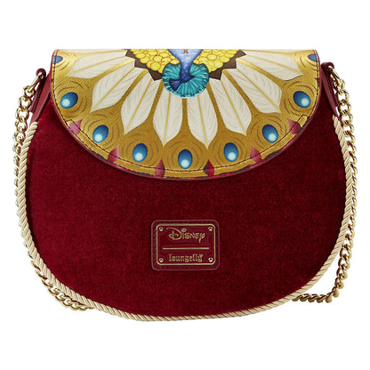 LOUNGEFLY DISNEY SNOW WHITE EVIL QUEEN THRONE CROSSBODY BAG (usagé)