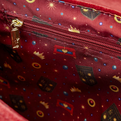 LOUNGEFLY DISNEY SNOW WHITE EVIL QUEEN THRONE CROSSBODY BAG (usagé)