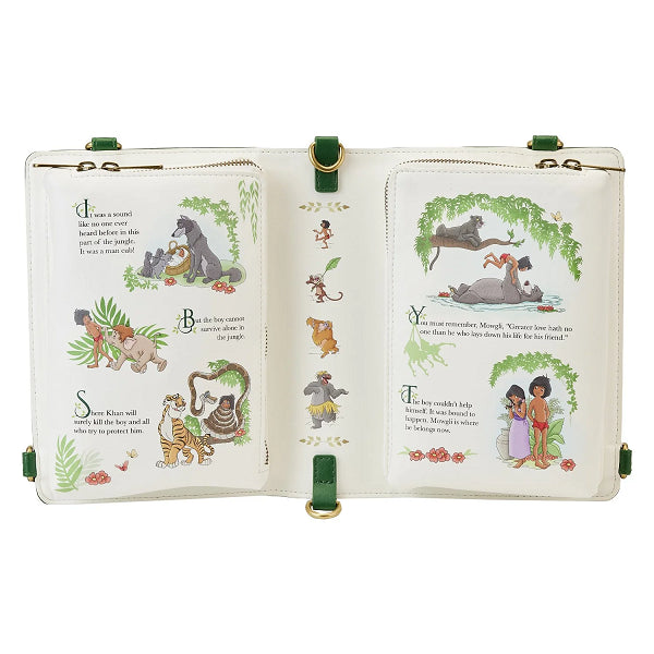 LOUNGEFLY DISNEY JUNGLE BOOK CONVERTIBLE CROSSBODY BAG (usagé)