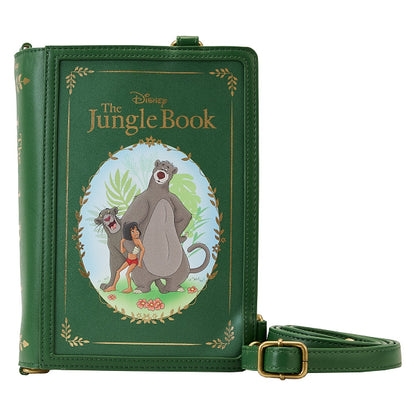 LOUNGEFLY DISNEY JUNGLE BOOK CONVERTIBLE CROSSBODY BAG (usagé)