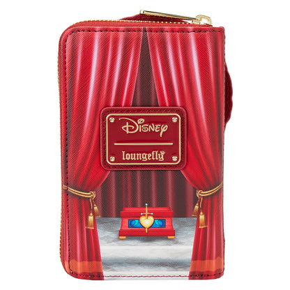 LOUNGEFLY DISNEY SNOW WHITE EVIL QUEEN THRONE WALLET (usagé)