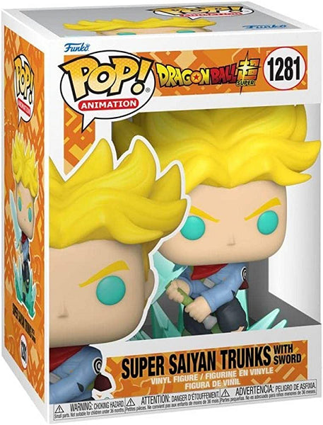 POP DRAGON BALL SUPER SUPER SAIYAN TRUNKS WITH SWORD 1281 (usagé)