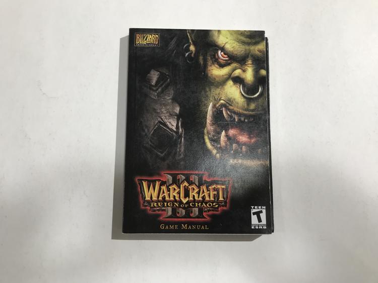 HINT BOOK WARCRAFT III REIGN OF CHAOS GAME MANUAL (usagé)