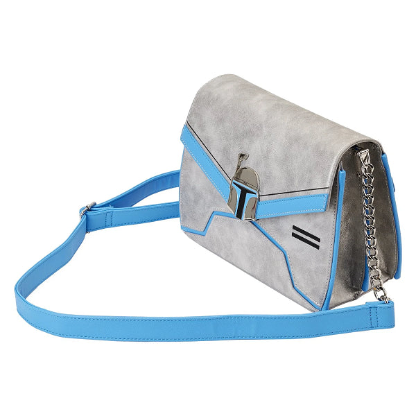 LOUNGEFLY STAR WARS JANGO FETT CROSSBODY BAG (usagé)