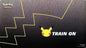 POKEMON 25TH ANNIVERSARY TRAIN ON PLAYMAT (TAPIS DE BUREAU) (usagé)