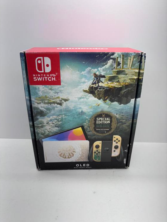 NINTENDO SWITCH OLED THE LEGEND OF ZELDA TEARS OF THE KINGDOM SPECIAL EDITION + CARRY CASE (WITH BOX)