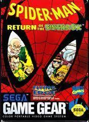 GAME GEAR SPIDER-MAN RETURN OF THE SINISTER SIX (usagé)