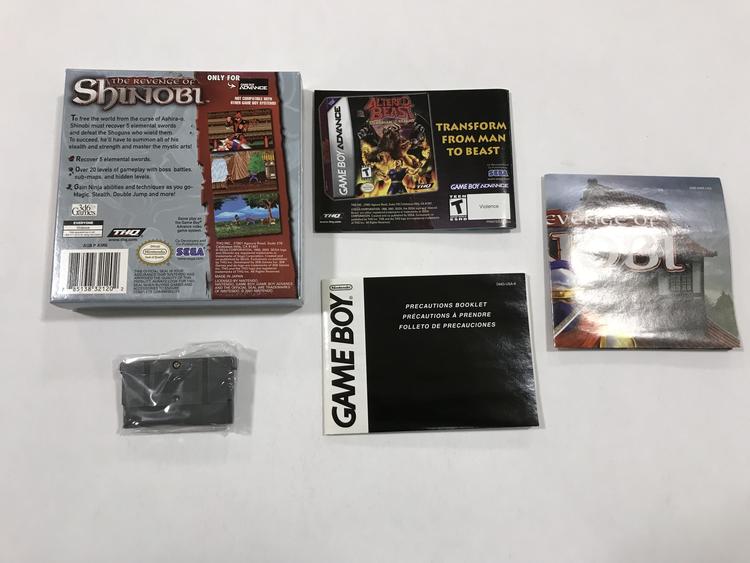 THE REVENGE OF SHINOBI (COMPLETE IN BOX) (usagé)
