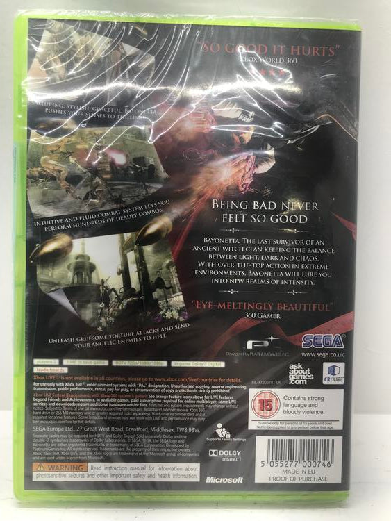 BAYONETTA PAL EDITION (BRAND NEW / SEALED) (usagé)