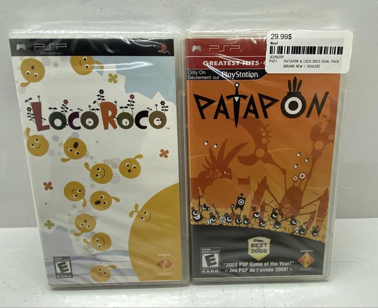 PATAPON & LOCO ROCO DUAL PACK (BRAND NEW / SEALED) (usagé)