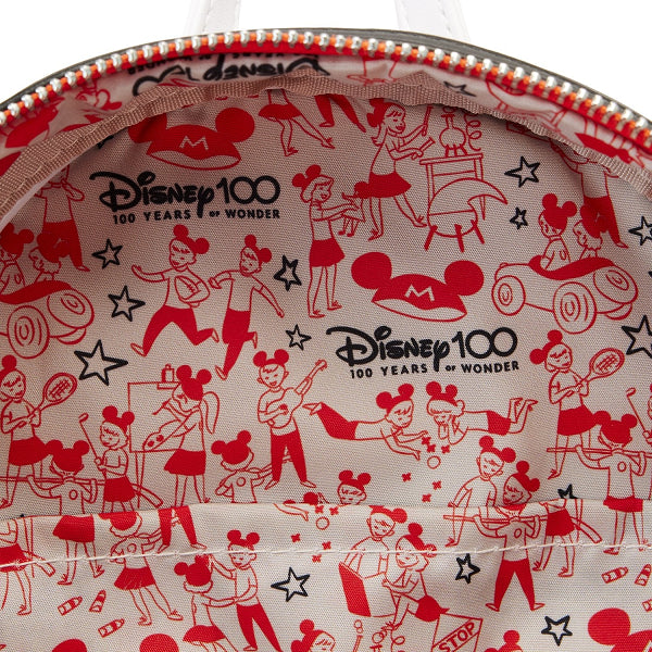 LOUNGEFLY DISNEY 100TH MICKEY MOUSE CLUB BACKPACK (usagé)