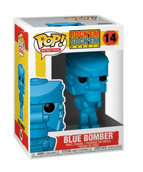 POP ROCK'EM SOCK'EM ROBOTS BLUE BOMBER 14