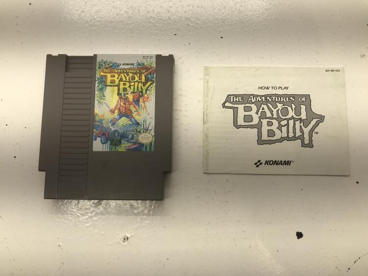 THE ADVENTURES OF BAYOU BILLY (WITH MANUAL)