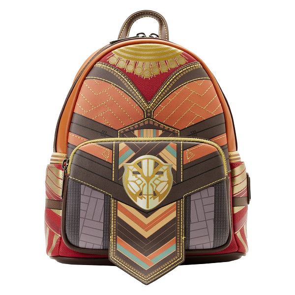 LOUNGEFLY MARVEL BLACK PANTHER OKOYE BACKPACK (usagé)