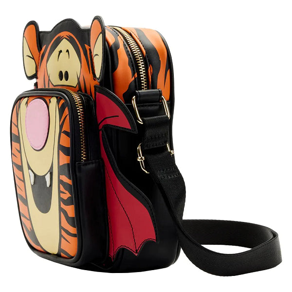 LOUNGEFLY DISNEY WINNIE THE POOH HALLOWEEN TIGGER CROSSBODY BAG (usagé)